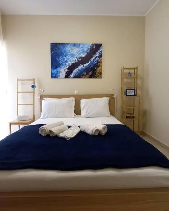 Ferienwohnung Blue -Spacious 1Bdr Corner Flat/Balcony/View Athen Exterior foto