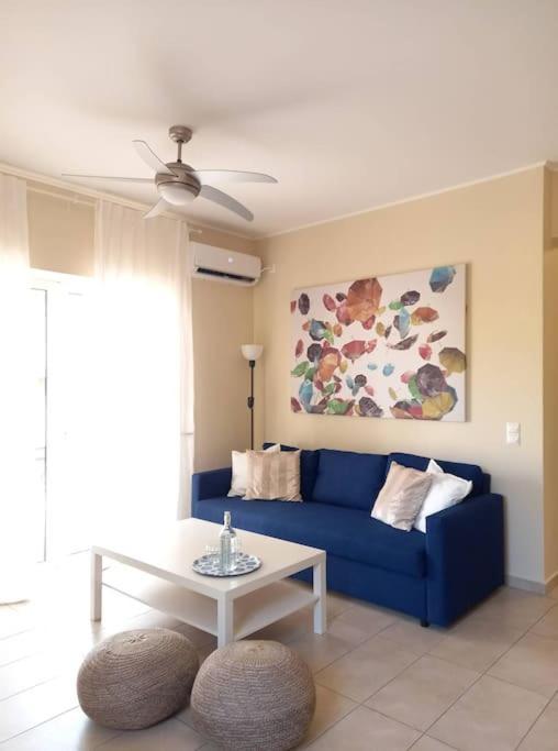 Ferienwohnung Blue -Spacious 1Bdr Corner Flat/Balcony/View Athen Exterior foto